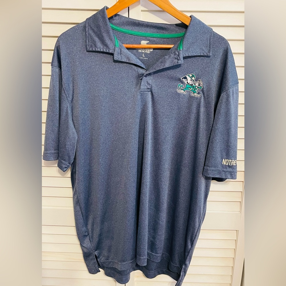 Notre Dame Fighting Irish Men’s Polo Size Large